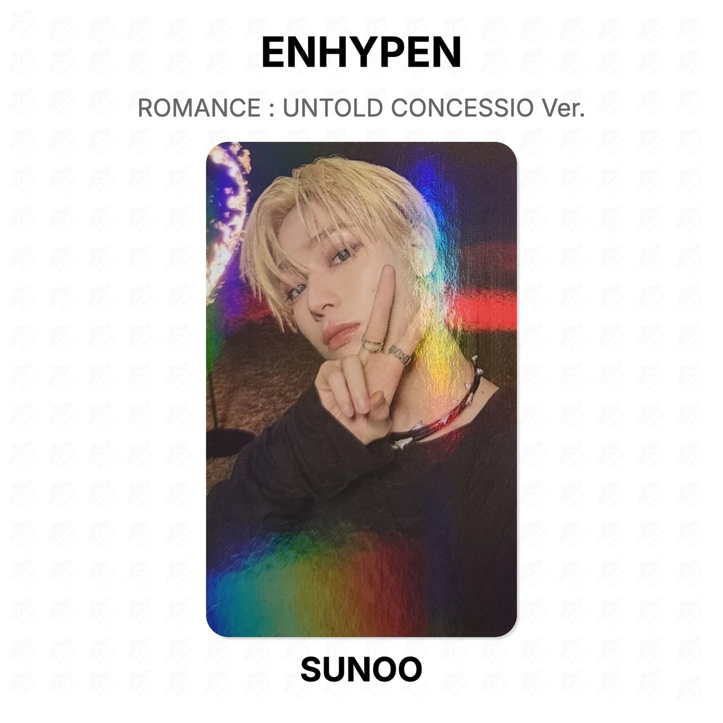 ENHYPEN ROMANCE : UNTOLD CONCESSIO Ver. Official Photocard