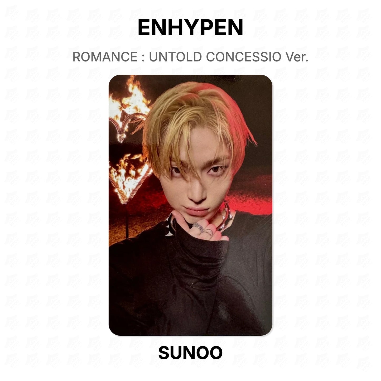 ENHYPEN ROMANCE : UNTOLD CONCESSIO Ver. Official Photocard