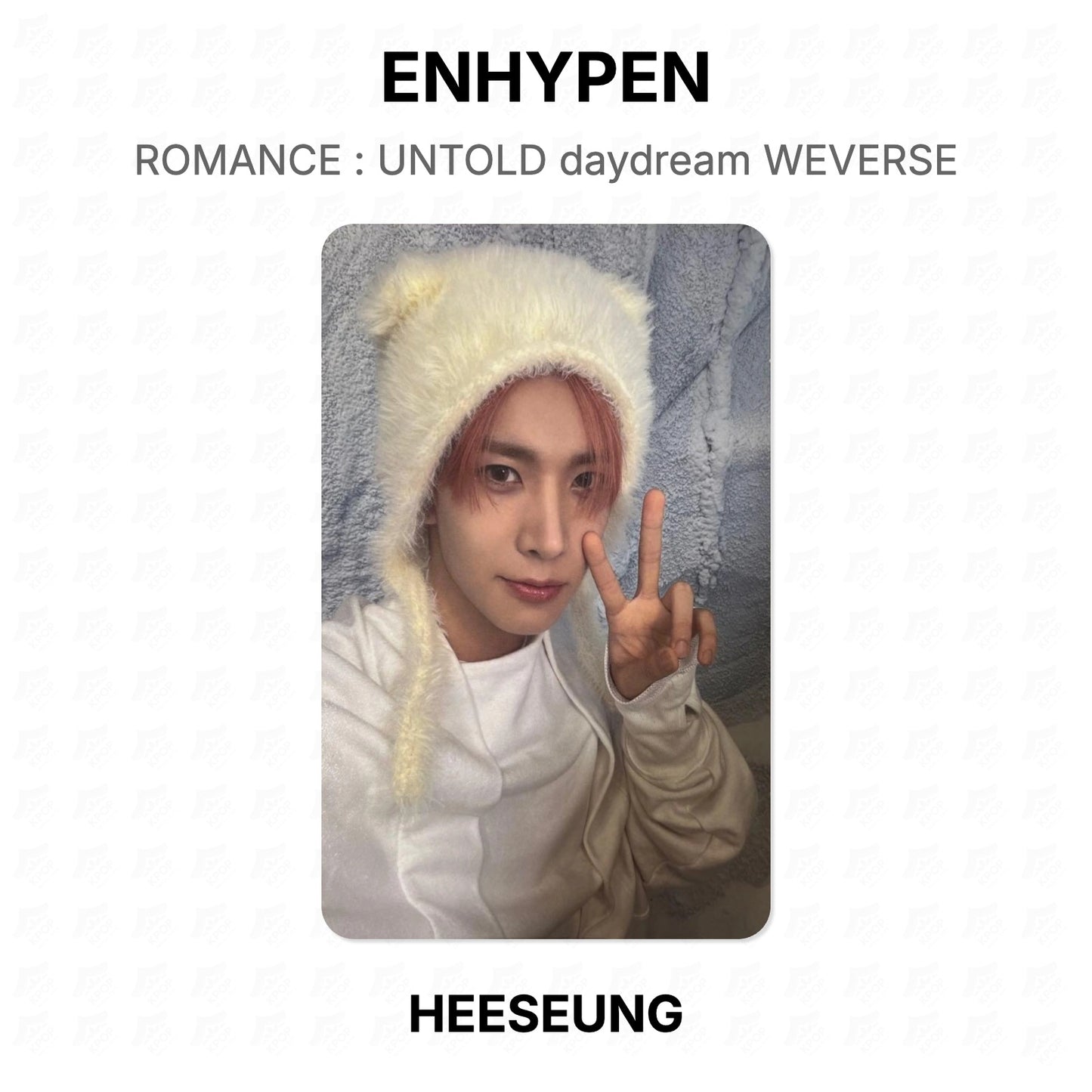 ENHYPEN ROMANCE : UNTOLD daydream WEVERSE Official Photocard