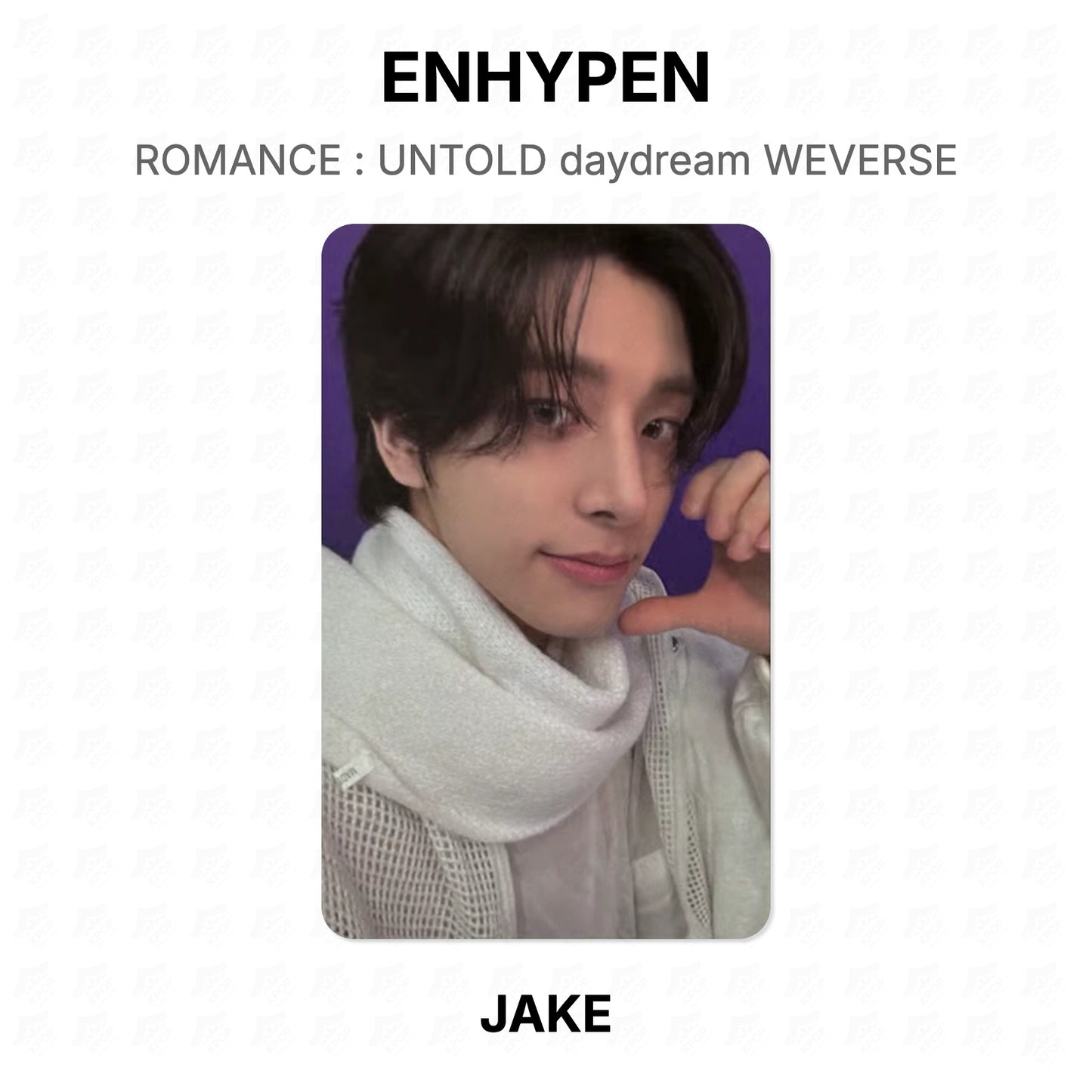 ENHYPEN ROMANCE : UNTOLD daydream WEVERSE Official Photocard