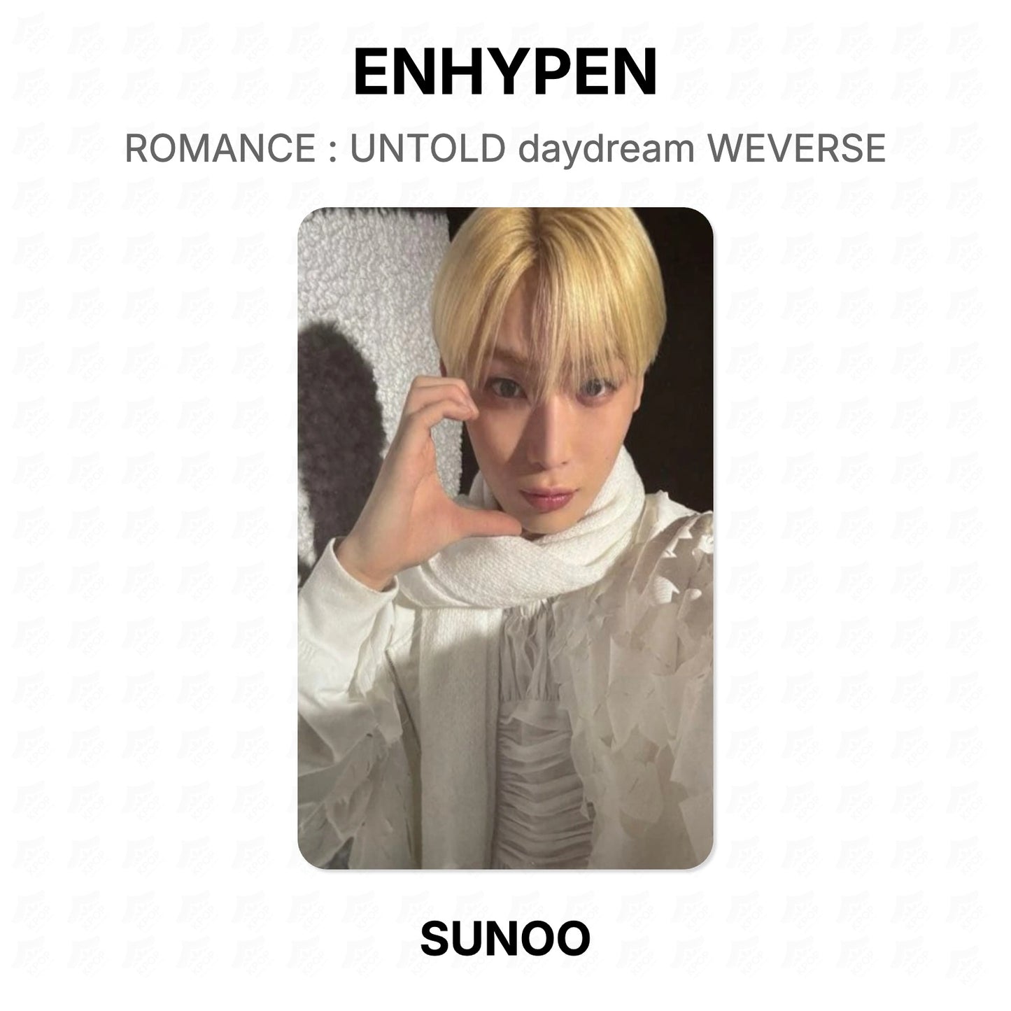 ENHYPEN ROMANCE : UNTOLD daydream WEVERSE Official Photocard