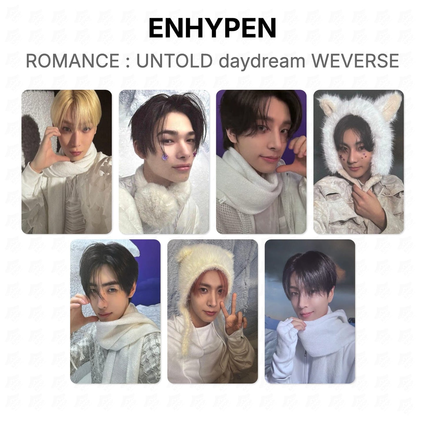 ENHYPEN ROMANCE : UNTOLD daydream WEVERSE Official Photocard
