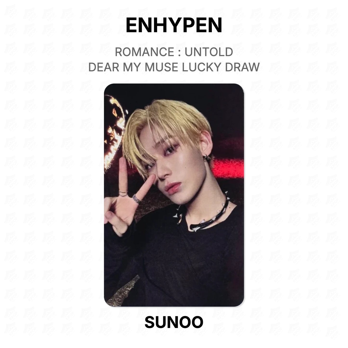 ENHYPEN ROMANCE : UNTOLD DEAR MY MUSE LUCKY DRAW Official Photocard
