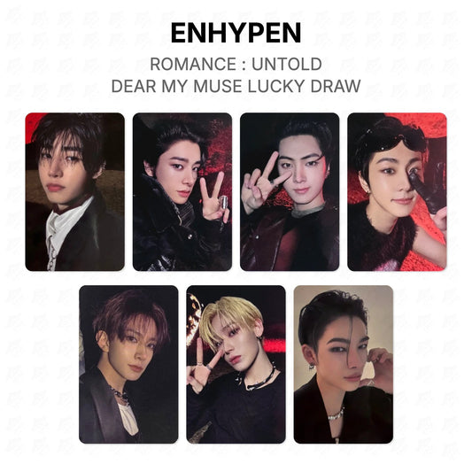 ENHYPEN ROMANCE : UNTOLD DEAR MY MUSE LUCKY DRAW Official Photocard