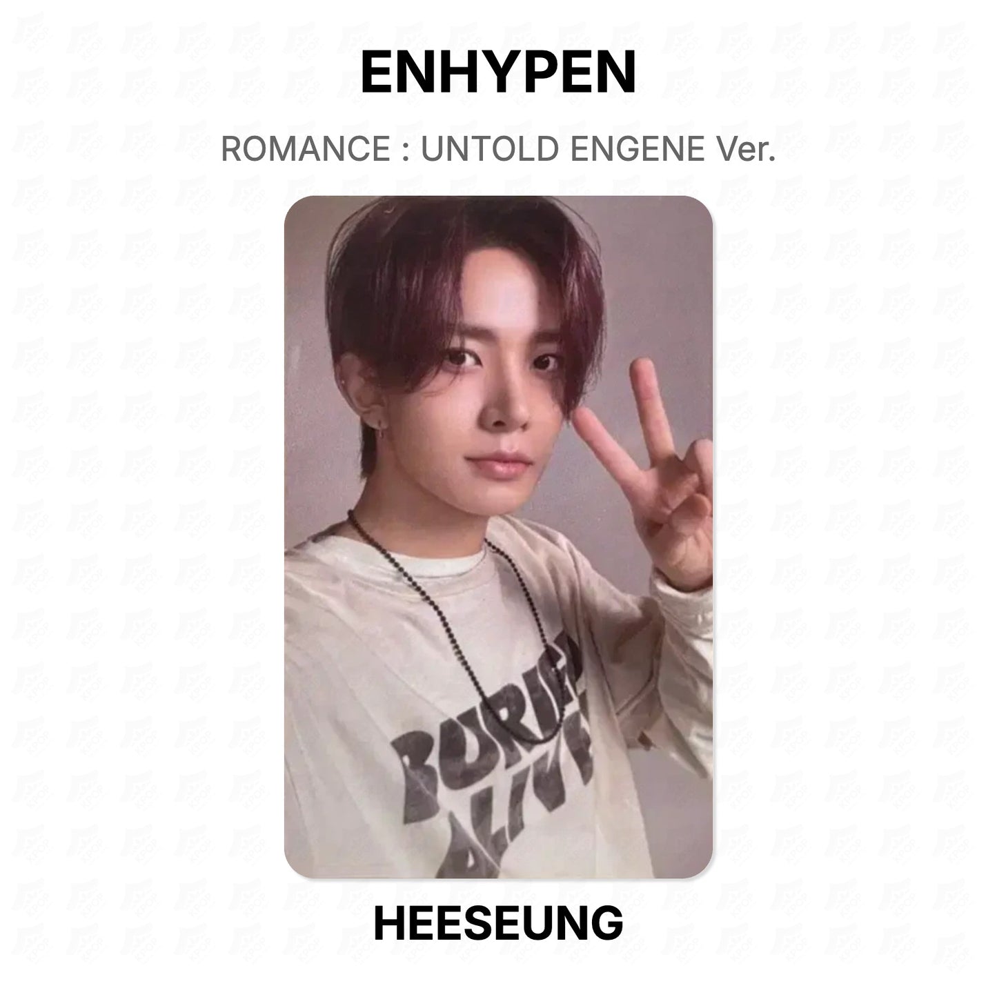 ENHYPEN ROMANCE : UNTOLD ENGENE Ver. Official Photocard