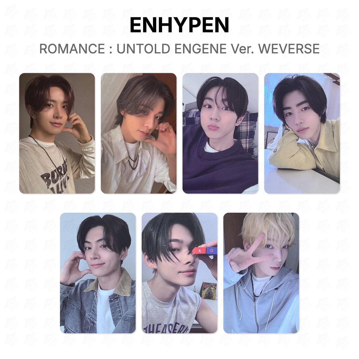 ENHYPEN ROMANCE : UNTOLD ENGENE Ver. WEVERSE Official Photocard