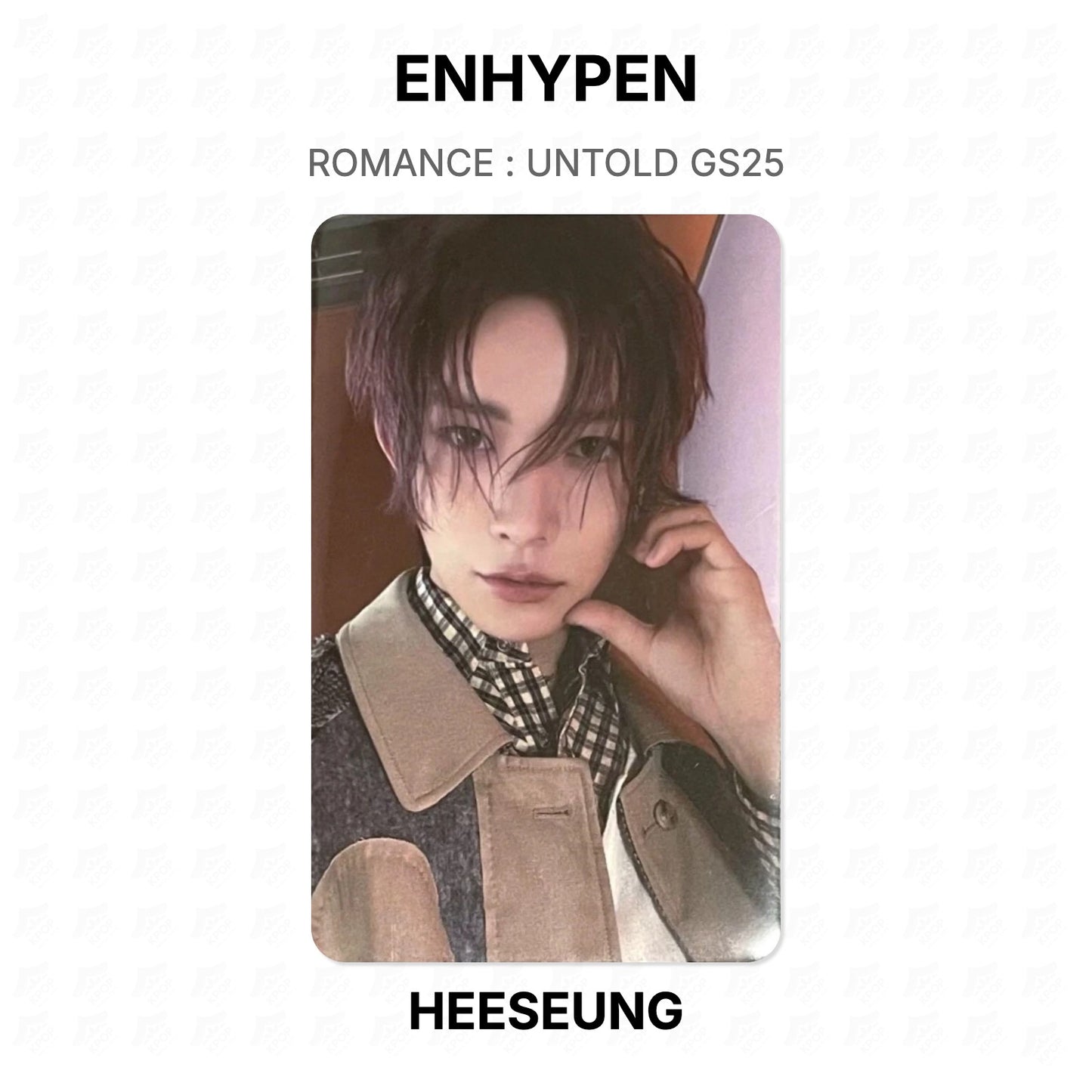 ENHYPEN ROMANCE : UNTOLD GS25 Official Photocard