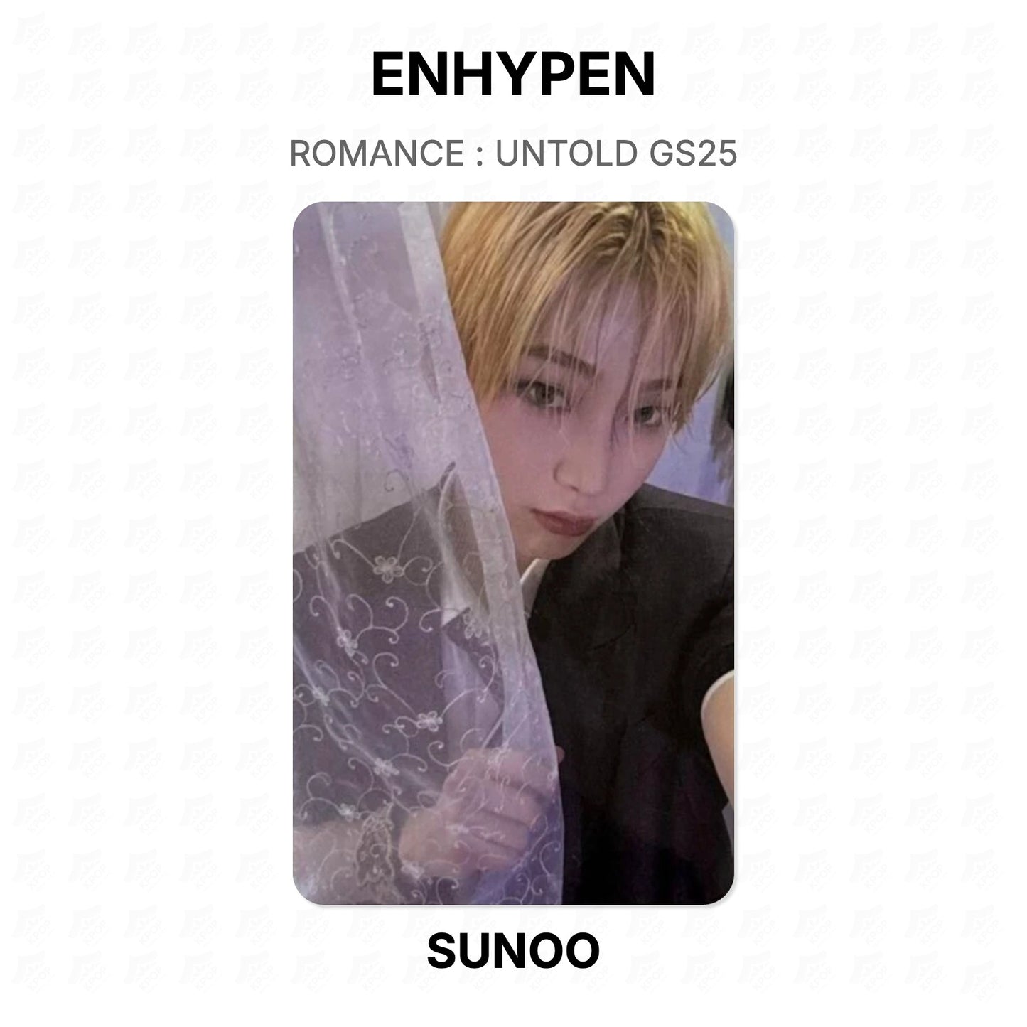 ENHYPEN ROMANCE : UNTOLD GS25 Official Photocard