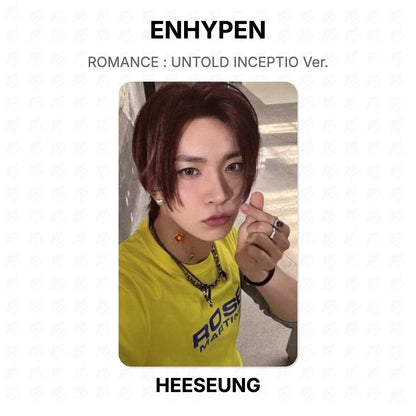 ENHYPEN ROMANCE : UNTOLD INCEPTIO Ver. Official Photocard