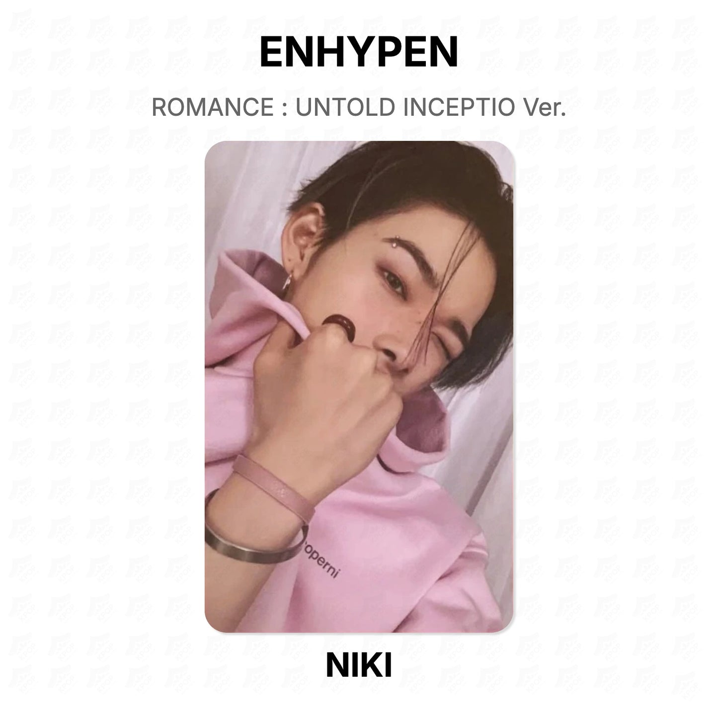 ENHYPEN ROMANCE : UNTOLD INCEPTIO Ver. Official Photocard