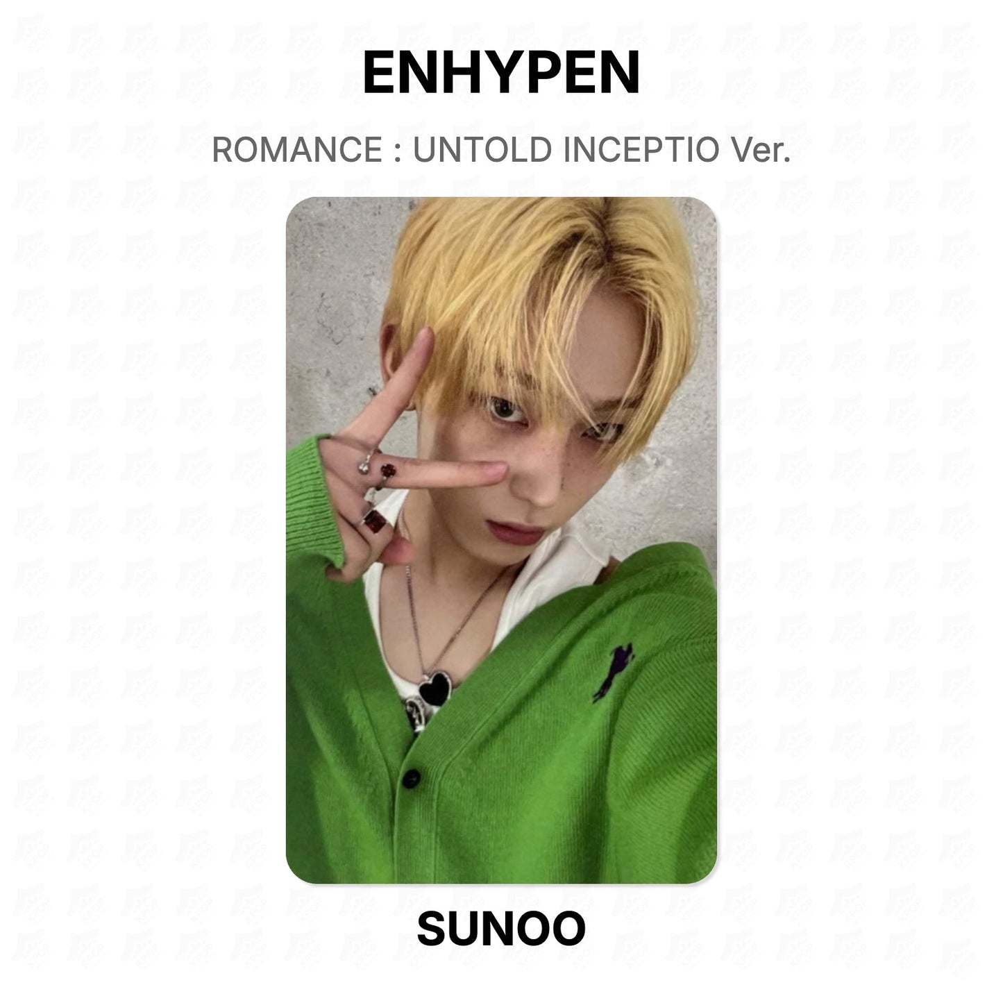 ENHYPEN ROMANCE : UNTOLD INCEPTIO Ver. Official Photocard