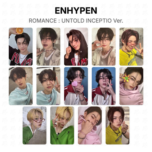 ENHYPEN ROMANCE : UNTOLD INCEPTIO Ver. Official Photocard
