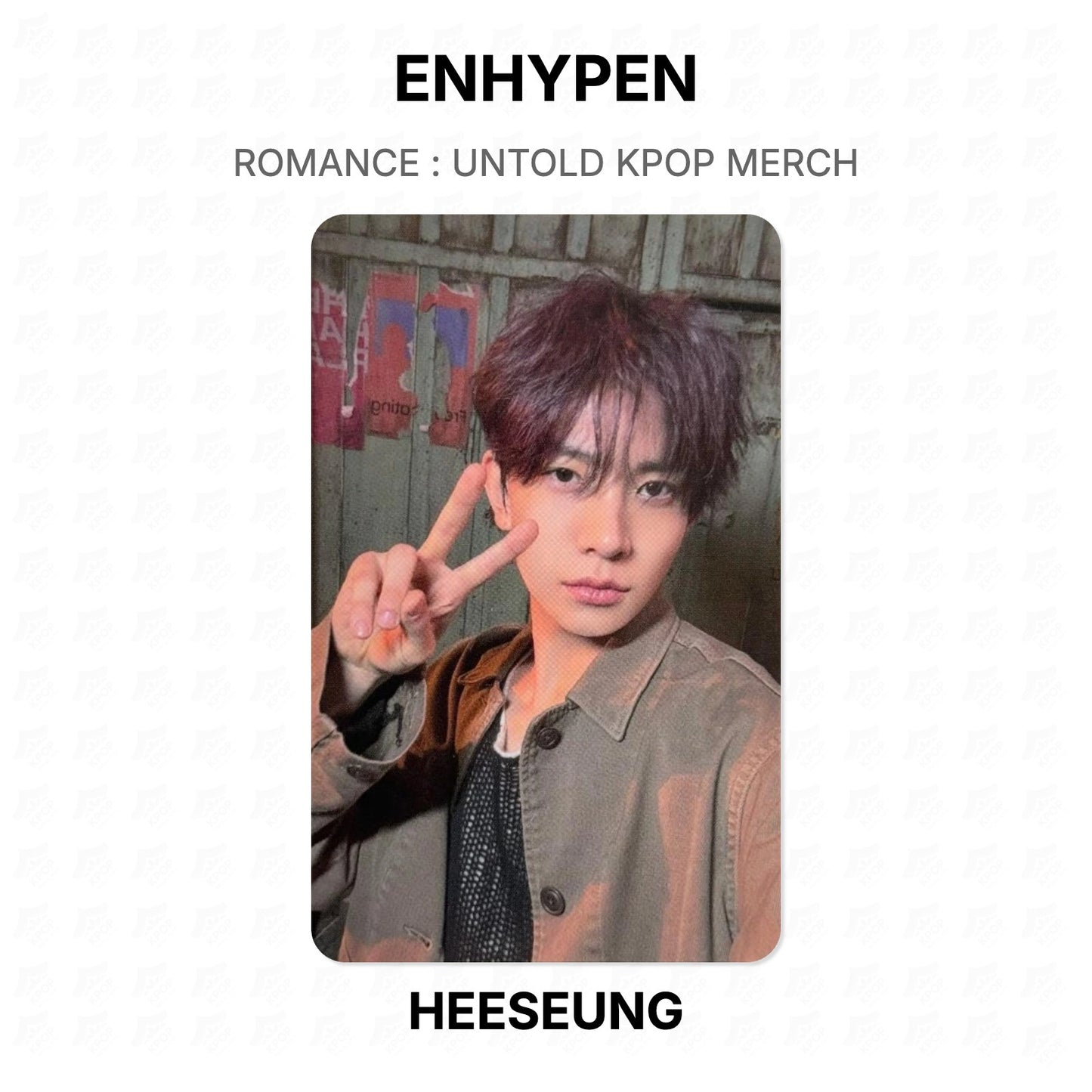 ENHYPEN ROMANCE : UNTOLD KPOP MERCH Official Photocard
