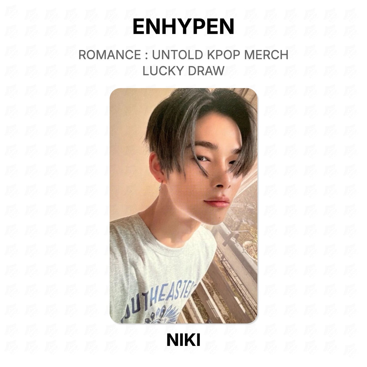 ENHYPEN ROMANCE : UNTOLD KPOP MERCH LUCKY DRAW Official Photocard
