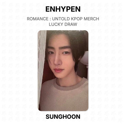 ENHYPEN ROMANCE : UNTOLD KPOP MERCH LUCKY DRAW Official Photocard