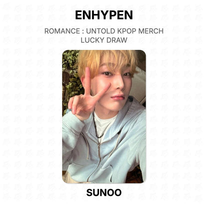ENHYPEN ROMANCE : UNTOLD KPOP MERCH LUCKY DRAW Official Photocard