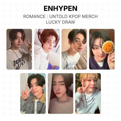 ENHYPEN ROMANCE : UNTOLD KPOP MERCH LUCKY DRAW Official Photocard