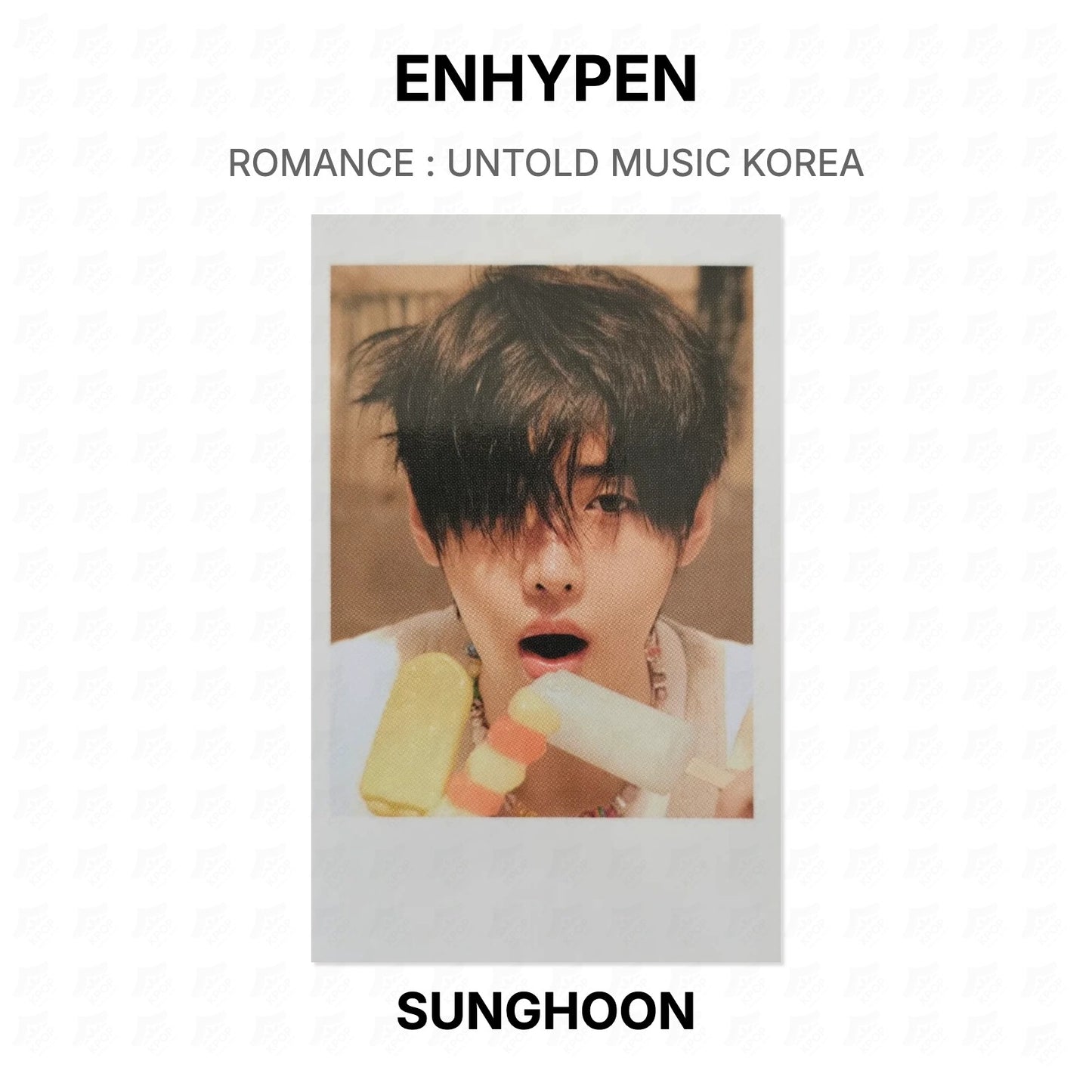 ENHYPEN ROMANCE : UNTOLD MUSIC KOREA Official Photocard