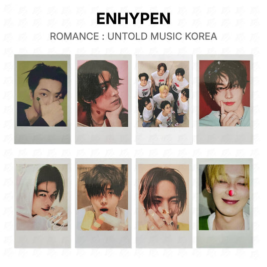 ENHYPEN ROMANCE : UNTOLD MUSIC KOREA Official Photocard