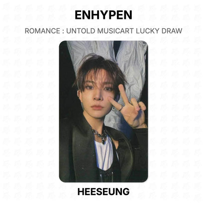 ENHYPEN ROMANCE : UNTOLD MUSICART LUCKY DRAW Official Photocard