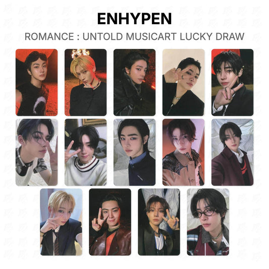 ENHYPEN ROMANCE : UNTOLD MUSICART LUCKY DRAW Official Photocard