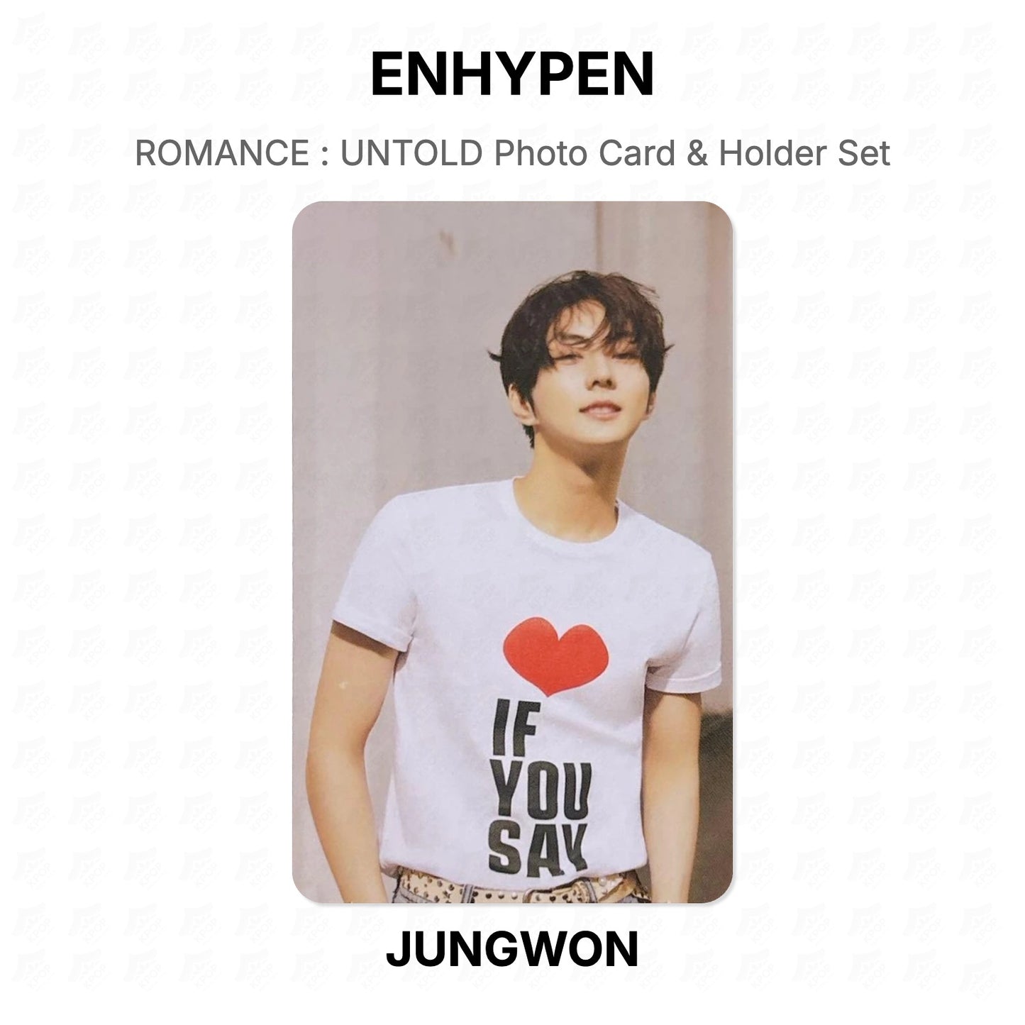 ENHYPEN ROMANCE : UNTOLD Photo Card & Holder Set Official Photocard