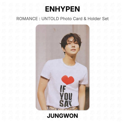 ENHYPEN ROMANCE : UNTOLD Photo Card & Holder Set Official Photocard
