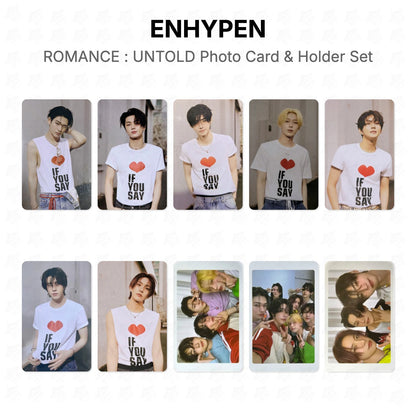 ENHYPEN ROMANCE : UNTOLD Photo Card & Holder Set Official Photocard