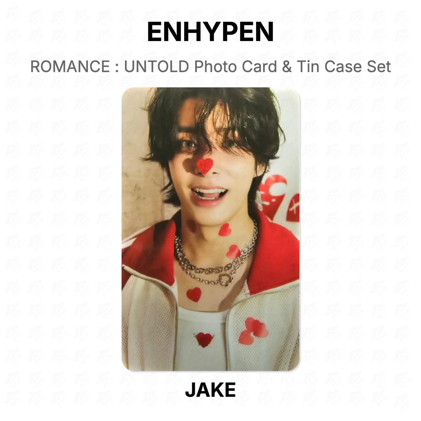 ENHYPEN ROMANCE : UNTOLD Photo Card & Tin Case Set Official Photocard