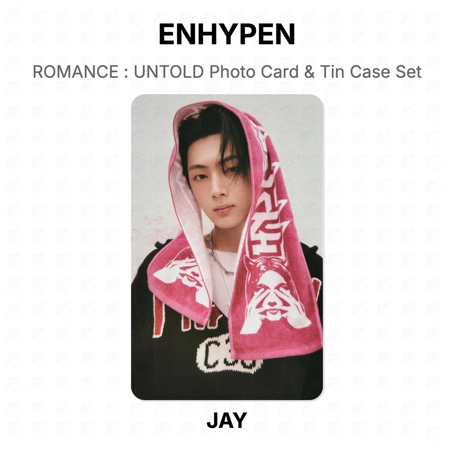 ENHYPEN ROMANCE : UNTOLD Photo Card & Tin Case Set Official Photocard
