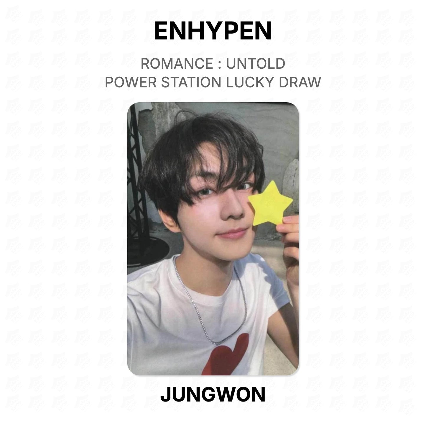 ENHYPEN ROMANCE : UNTOLD POWER STATION LUCKY DRAW Official Photocard