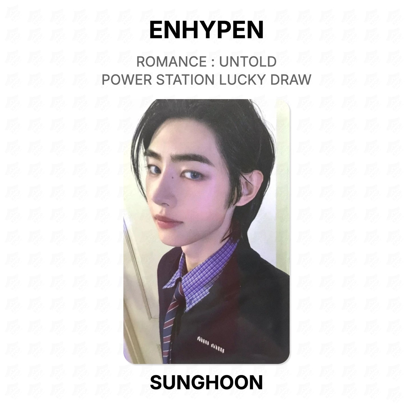 ENHYPEN ROMANCE : UNTOLD POWER STATION LUCKY DRAW Official Photocard