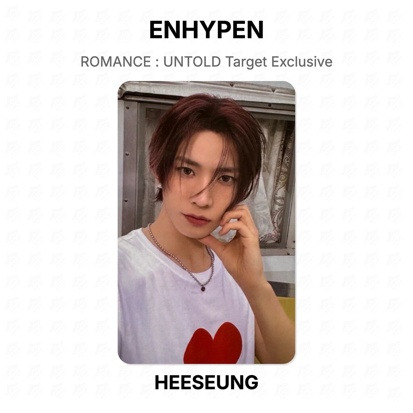 ENHYPEN ROMANCE : UNTOLD Target Exclusive Official Photocard