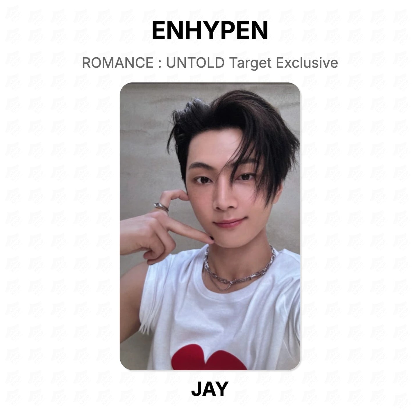 ENHYPEN ROMANCE : UNTOLD Target Exclusive Official Photocard