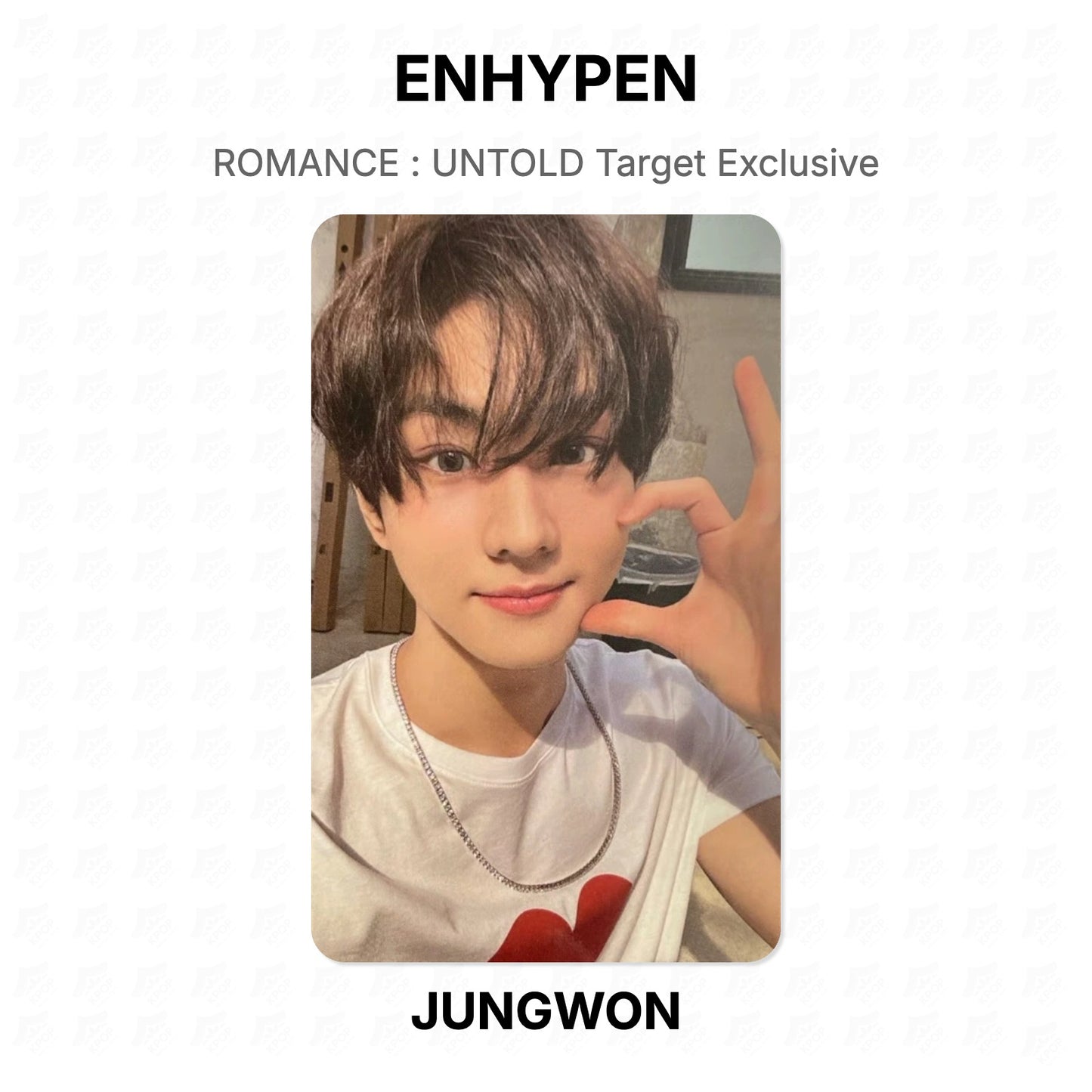 ENHYPEN ROMANCE : UNTOLD Target Exclusive Official Photocard