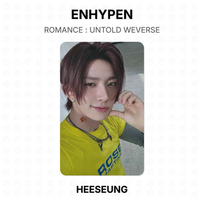 ENHYPEN ROMANCE : UNTOLD WEVERSE Official Photocard
