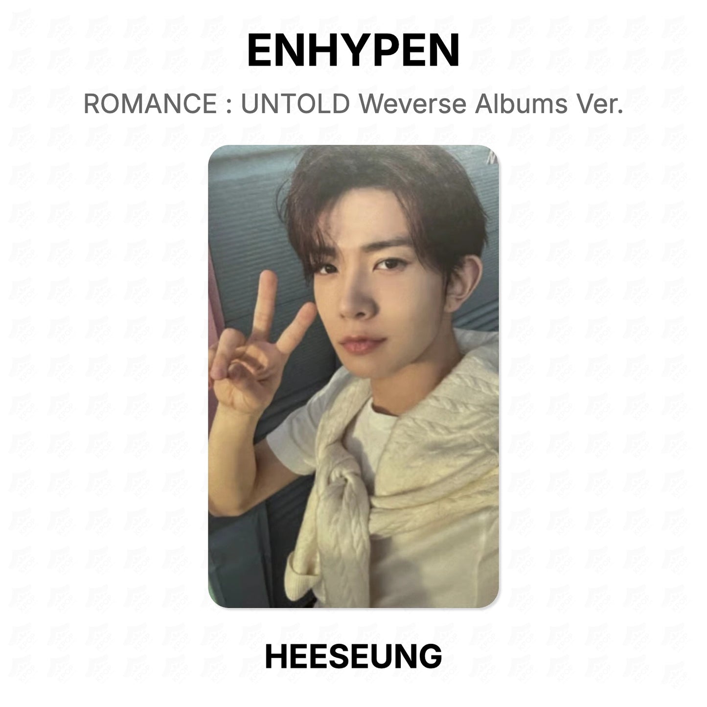 ENHYPEN ROMANCE : UNTOLD Weverse Albums Ver. Official Photocard