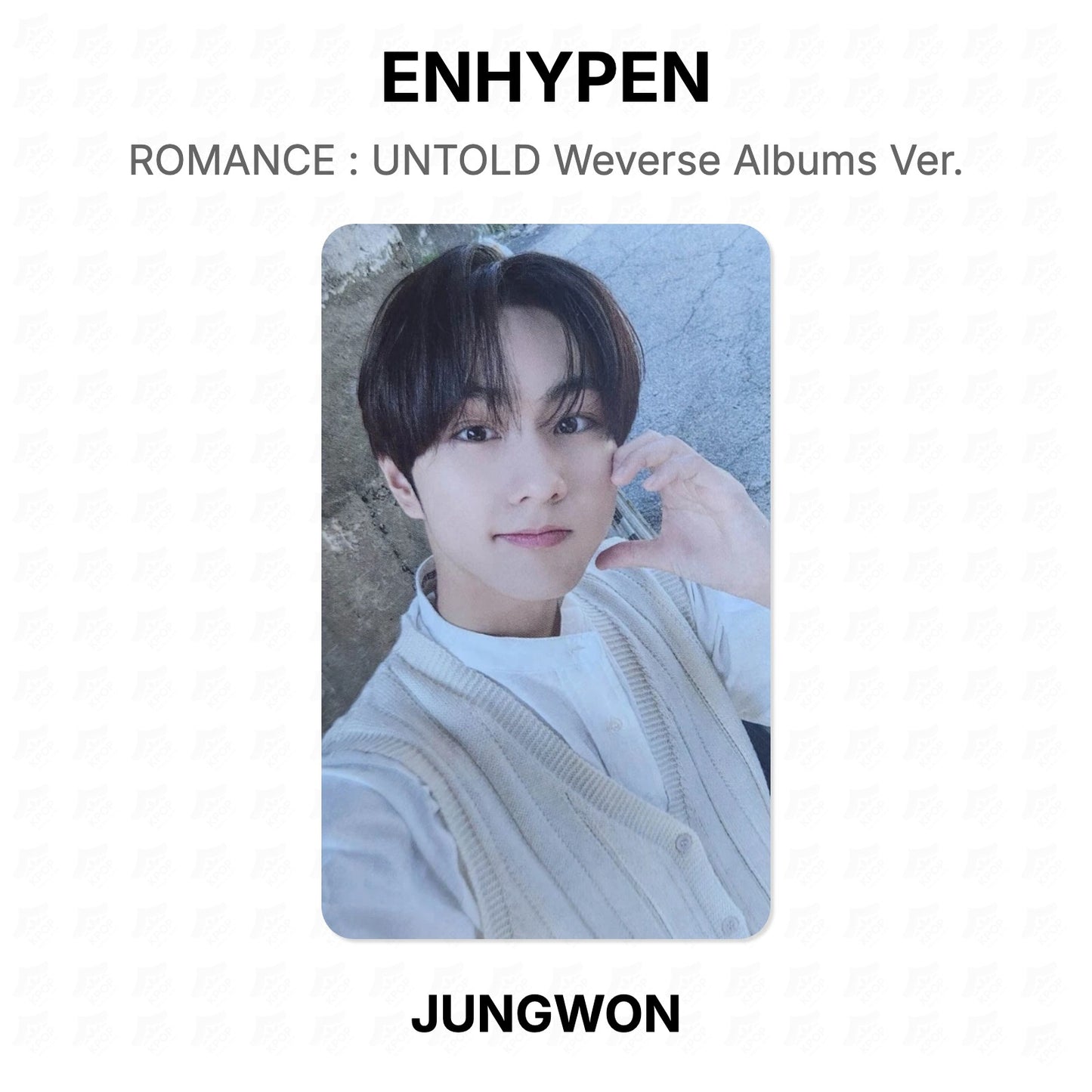 ENHYPEN ROMANCE : UNTOLD Weverse Albums Ver. Official Photocard