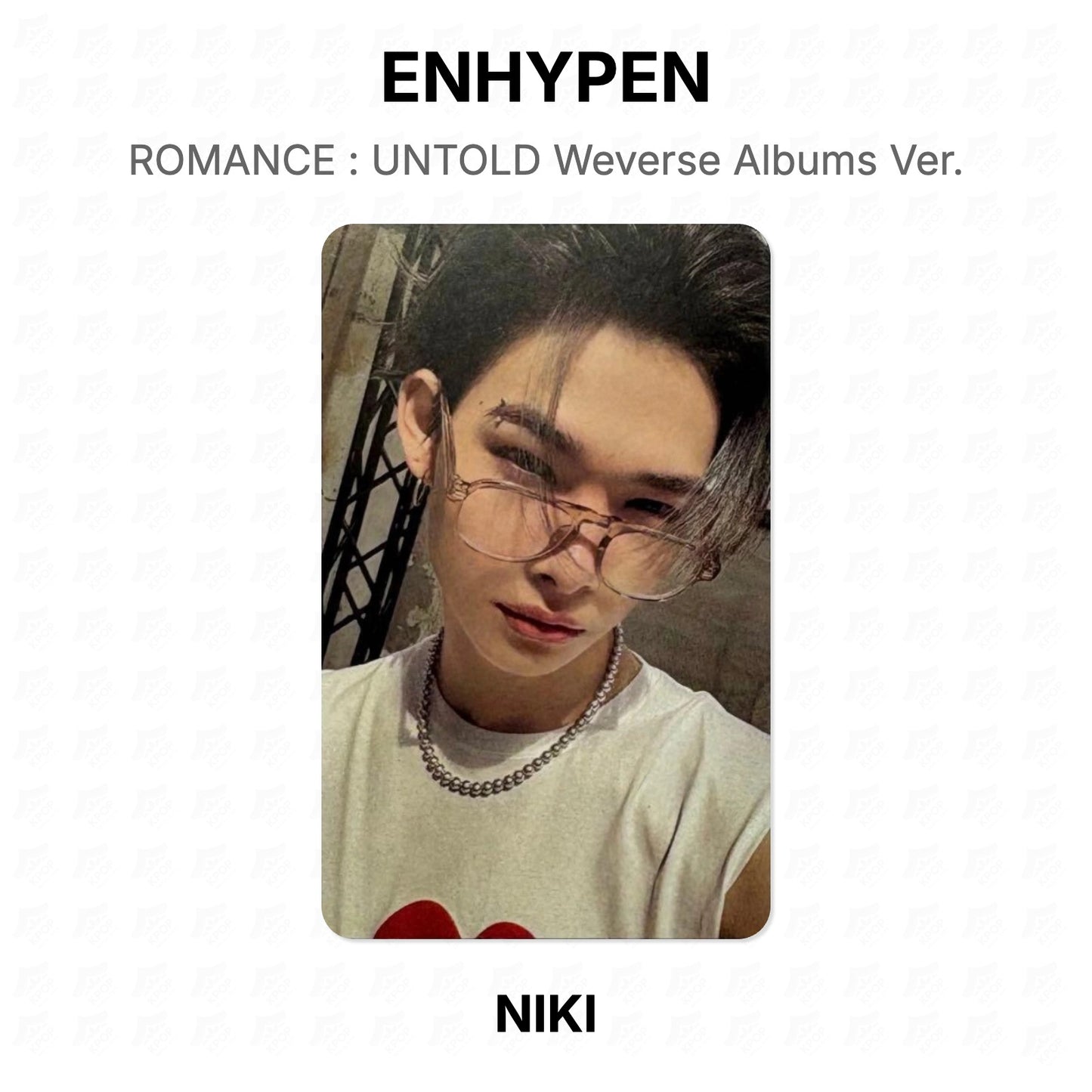 ENHYPEN ROMANCE : UNTOLD Weverse Albums Ver. Official Photocard