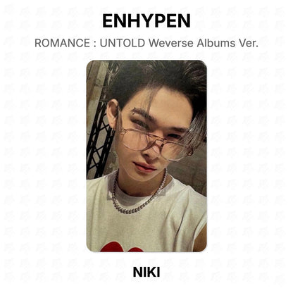 ENHYPEN ROMANCE : UNTOLD Weverse Albums Ver. Official Photocard