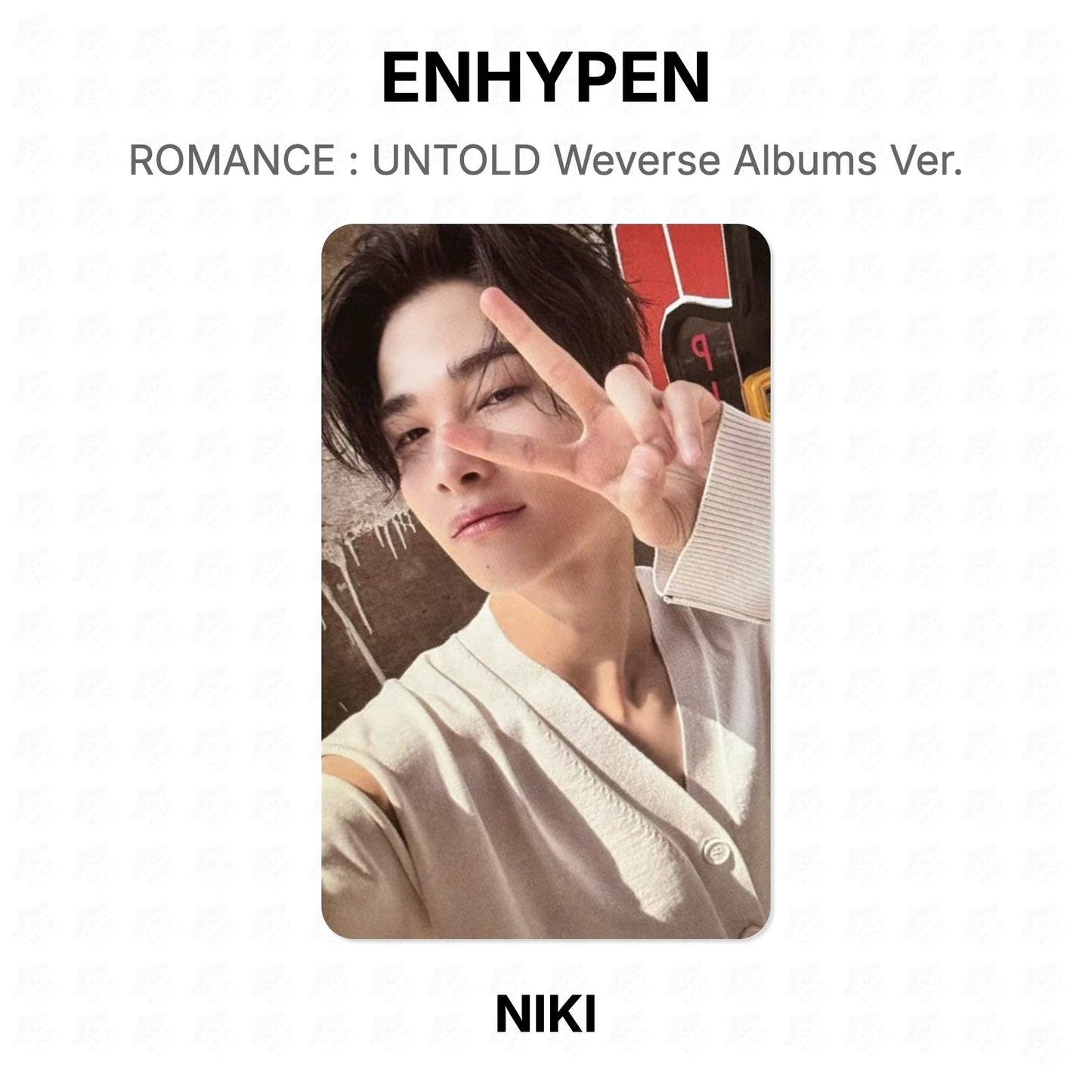 ENHYPEN ROMANCE : UNTOLD Weverse Albums Ver. Official Photocard