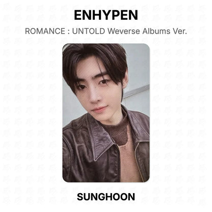 ENHYPEN ROMANCE : UNTOLD Weverse Albums Ver. Official Photocard