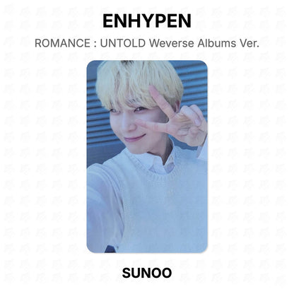 ENHYPEN ROMANCE : UNTOLD Weverse Albums Ver. Official Photocard