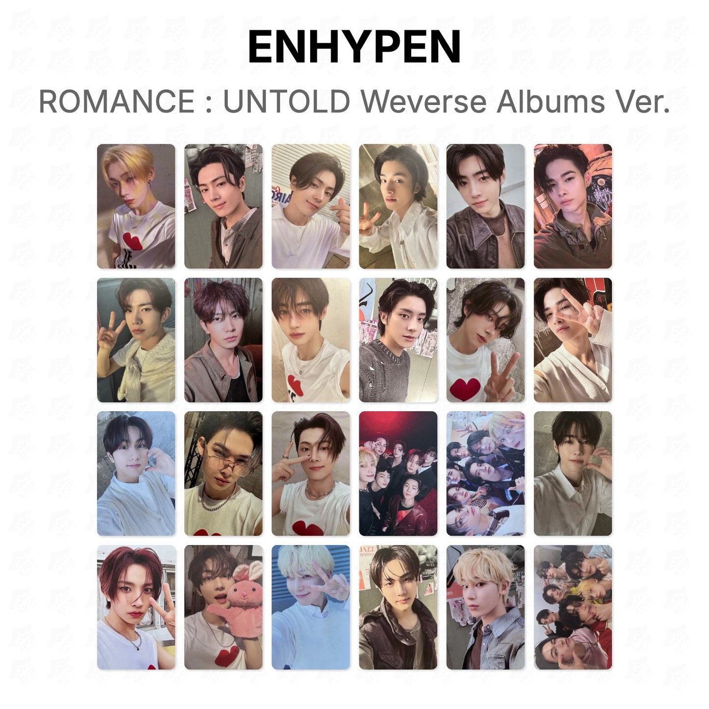 ENHYPEN ROMANCE : UNTOLD Weverse Albums Ver. Official Photocard