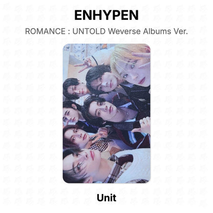 ENHYPEN ROMANCE : UNTOLD Weverse Albums Ver. Official Photocard