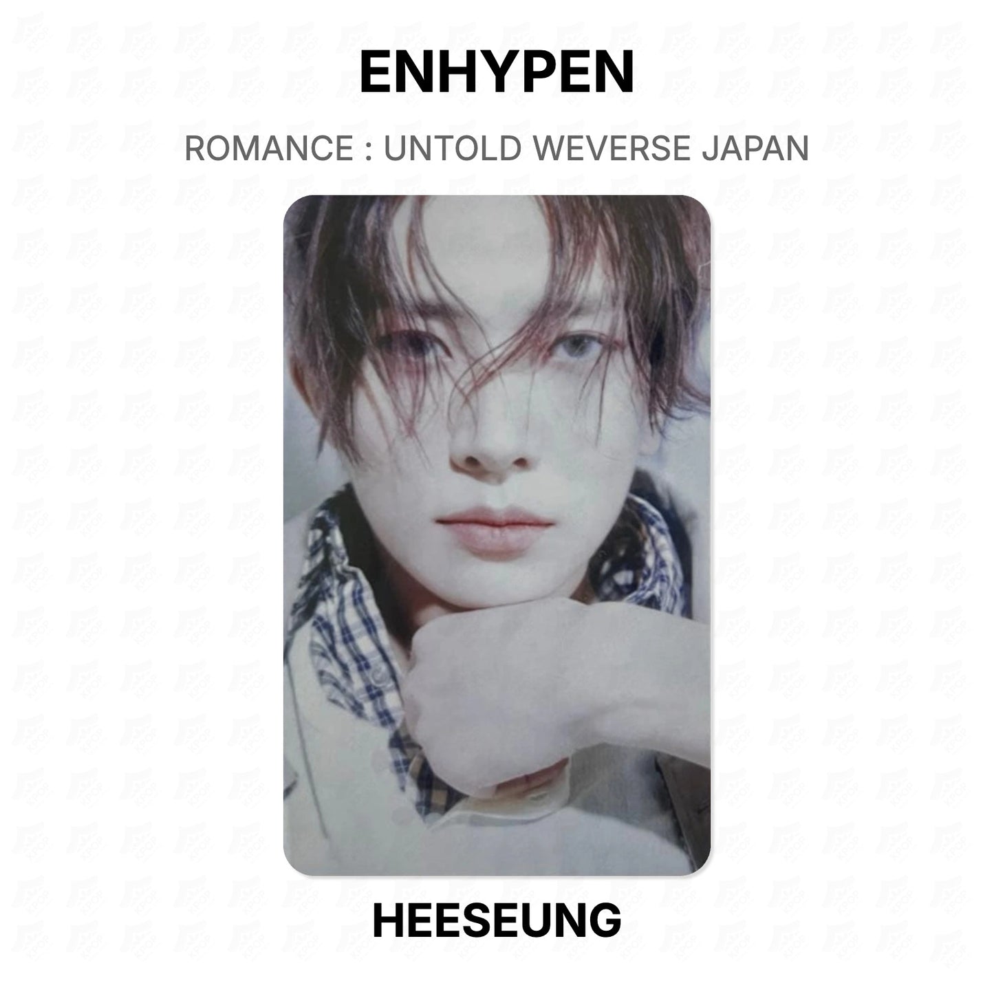ENHYPEN ROMANCE : UNTOLD WEVERSE JAPAN Official Photocard