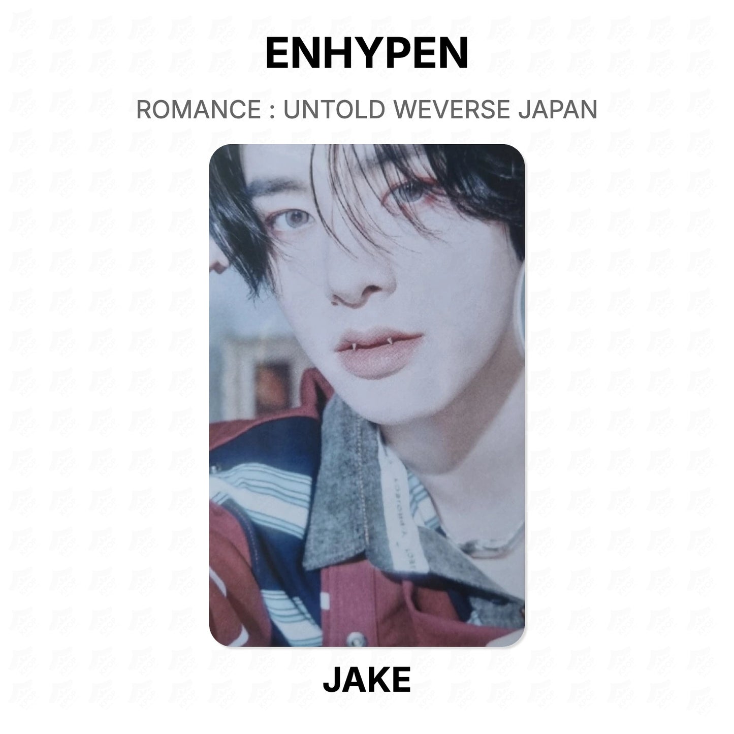 ENHYPEN ROMANCE : UNTOLD WEVERSE JAPAN Official Photocard