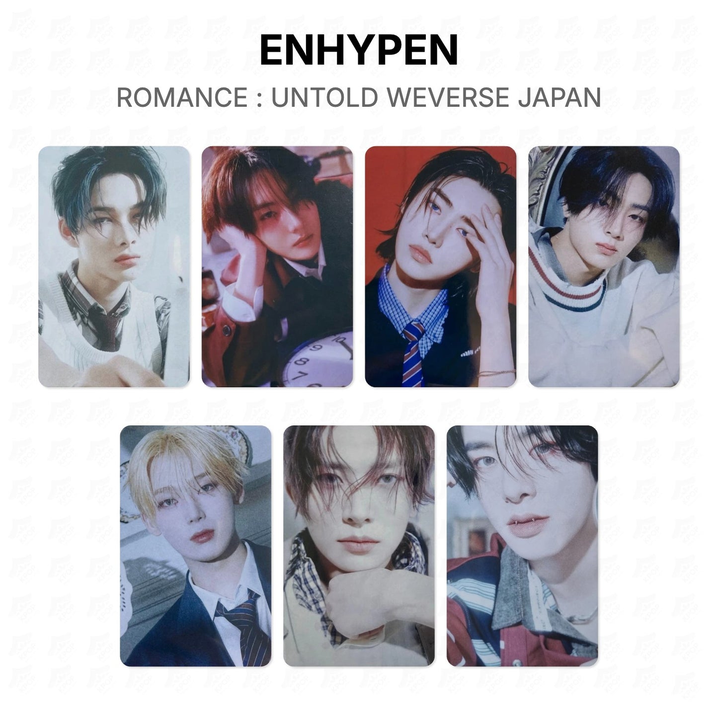 ENHYPEN ROMANCE : UNTOLD WEVERSE JAPAN Official Photocard