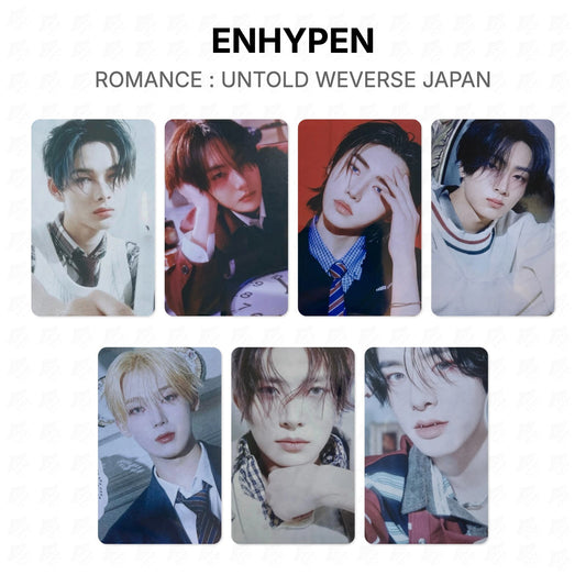 ENHYPEN ROMANCE : UNTOLD WEVERSE JAPAN Official Photocard