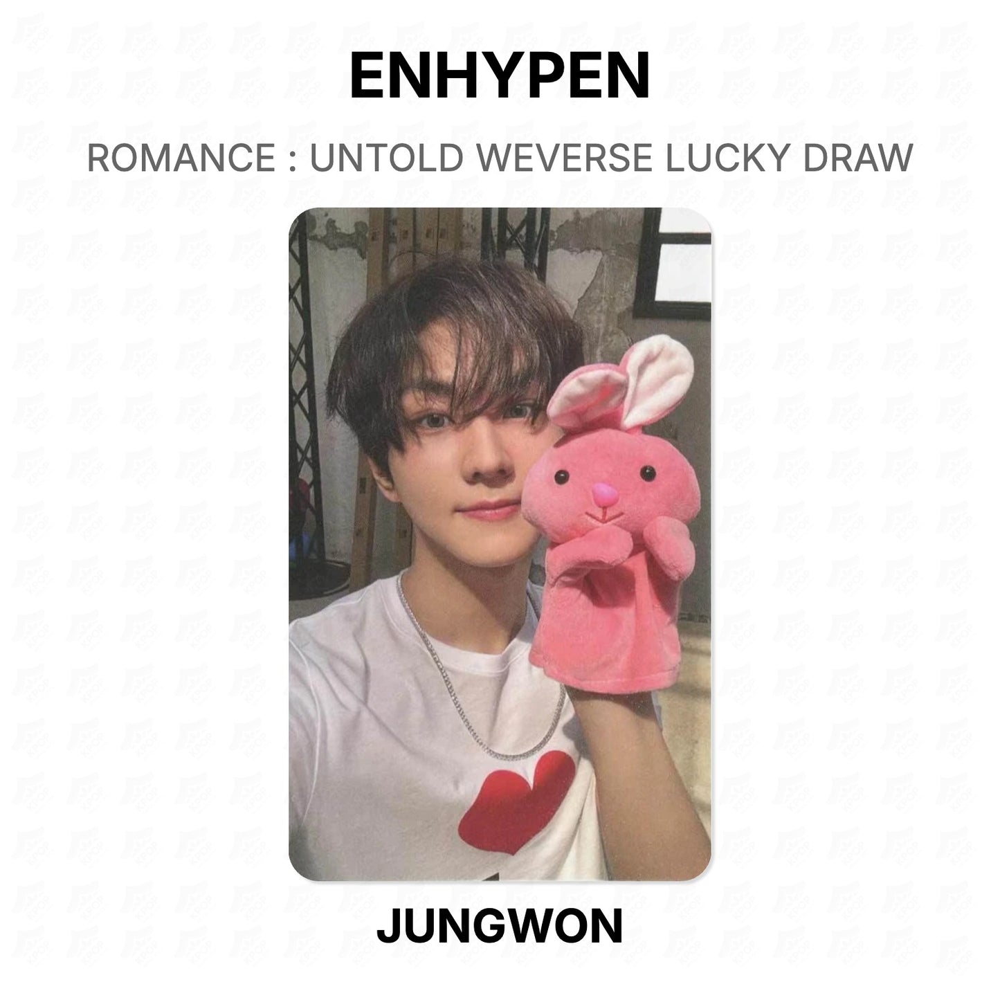 ENHYPEN ROMANCE : UNTOLD WEVERSE LUCKY DRAW Official Photocard